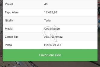 ANKARA SİNCAN YENİKENTTE SATILIK 6000 M2 HİSSE - 1 - 313839