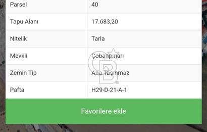 ANKARA SİNCAN YENİKENTTE SATILIK 6000 M2 HİSSE