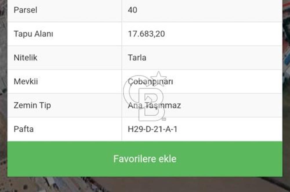 ANKARA SİNCAN YENİKENTTE SATILIK 6000 M2 HİSSE