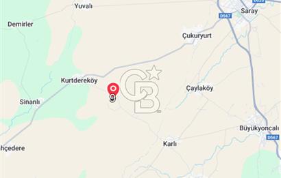 Tekirdağ Saray Kurtderede 10.000 m² Satılık Fırsat Tarla!