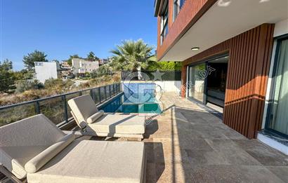 KUŞADASI SOĞUCAK YOLA YAKIN FULL DENİZ MANZARLI VİLLA