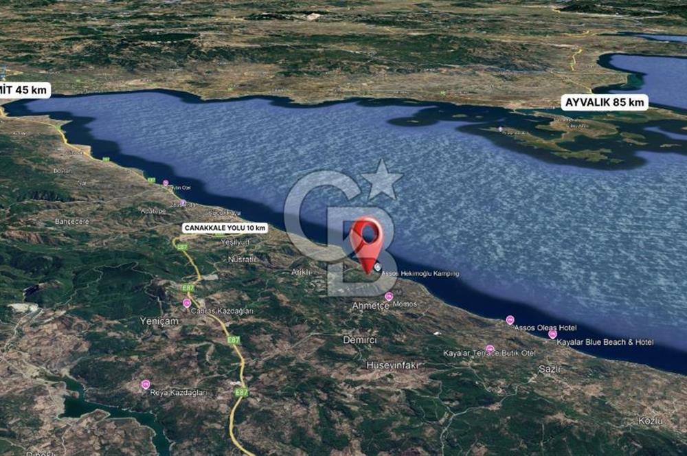 Assos Sahil Rotasında Yatı. Zeytinlik-Turiz. Bölgeleriyle İç İçe