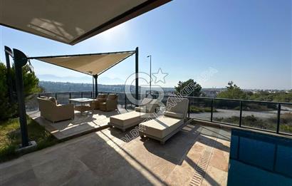 KUŞADASI SOĞUCAK YOLA YAKIN FULL DENİZ MANZARLI VİLLA
