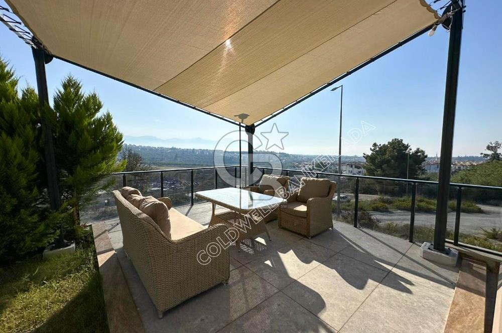 KUŞADASI SOĞUCAK YOLA YAKIN FULL DENİZ MANZARLI VİLLA