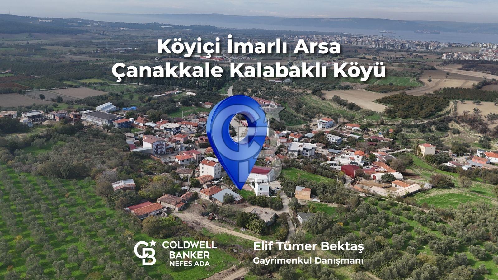 ÇANAKKALE MERKEZ KALABAKLI KÖYÜ KÖYİÇİ İMARLI 469 M2 İMARLI ARSA