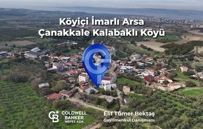 ÇANAKKALE MERKEZ KALABAKLI KÖYÜ KÖYİÇİ İMARLI 469 M2 İMARLI ARSA