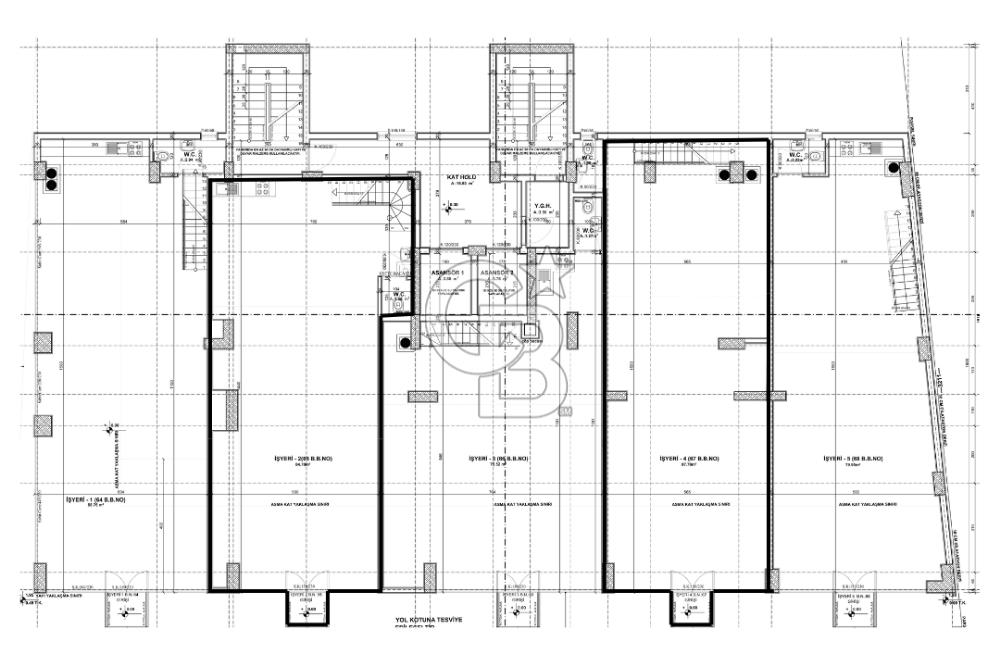 Saraylar Mah. Kaleiçi Çarşısı Yakını 210 M² Kiralık İşyeri