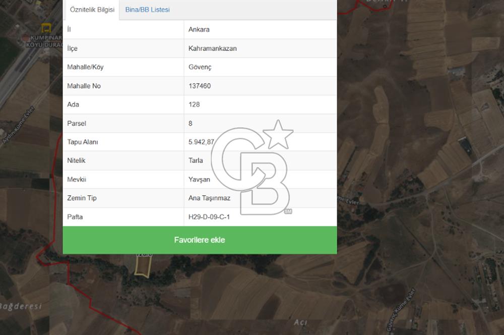 KAHRAMANKAZAN GÜVENÇ 990 M2