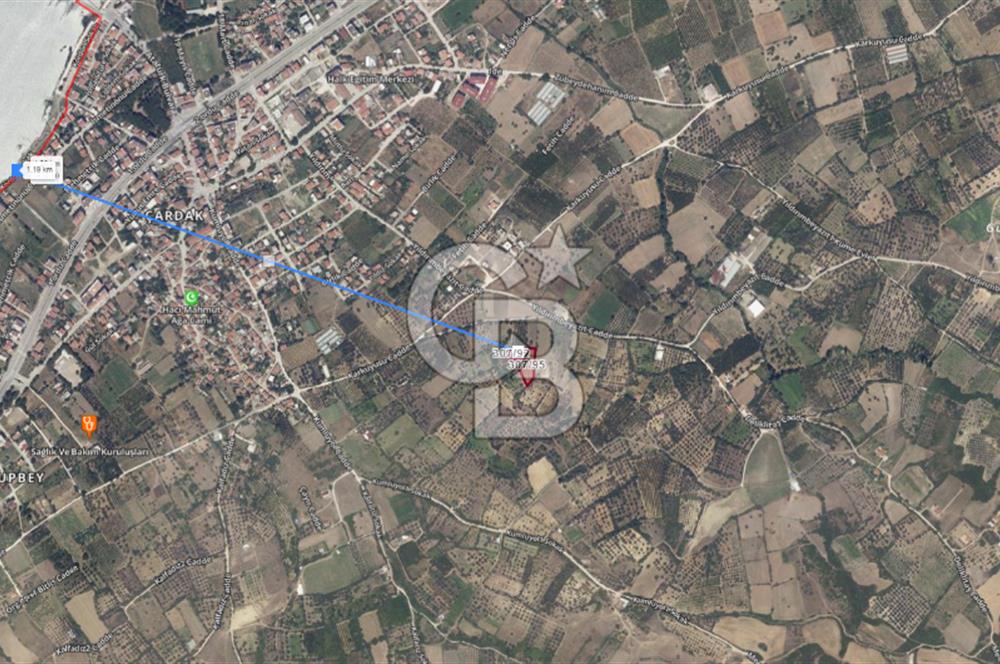 LAPSEKİ ÇARDAK KIZILBAYIR'DA 2474 M² YATIRIMLIK TARLA