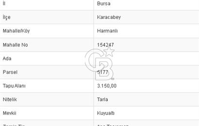 CB BLACK'TAN MUHTEŞEM KONUMDA TARLA
