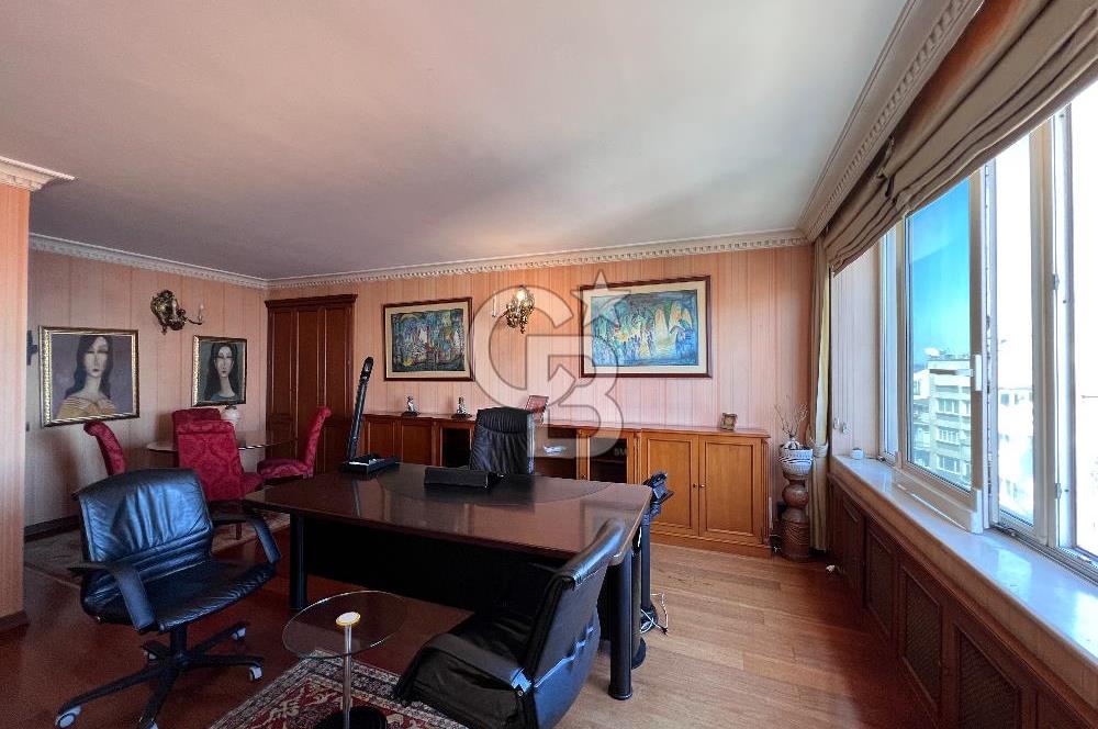 Taksim Gümüşsuyu AKM Yanı Eşyalı Deniz Manzaralı Kiralık Ofis