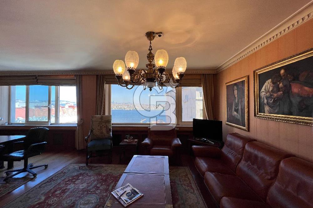 Taksim Gümüşsuyu AKM Yanı Eşyalı Deniz Manzaralı Kiralık Ofis