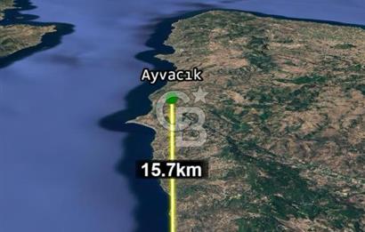 Ayvacık Ahmetçe Köyü'nde 621 m²ZeytinlikSahile 400m,Anayol 800m