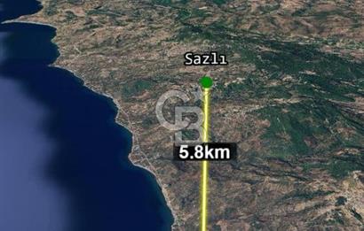 Ayvacık Ahmetçe Köyü'nde 621 m²ZeytinlikSahile 400m,Anayol 800m