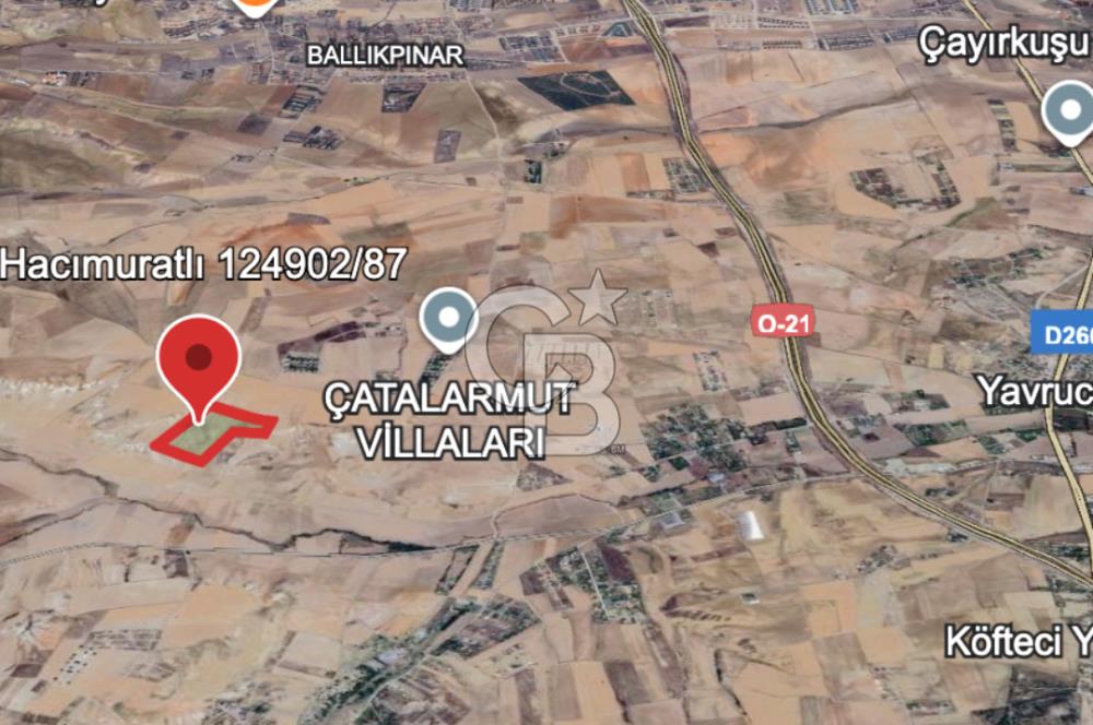 Gölbaşı Hacımuratlıda Yatırımlık 1382m² Tarla, İmara yakın