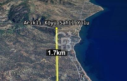 Ayvacık Ahmetçe Köyü'nde 621 m²ZeytinlikSahile 400m,Anayol 800m