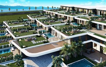 Inn Saranda Terrace’da 3+1 Müstakil Bahçe ve Havuzlu Satılık 168m2 Dubleks Daire