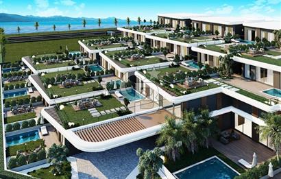 Inn Saranda Terrace’da 3+1 Müstakil Bahçe ve Havuzlu Satılık 168m2 Dubleks Daire