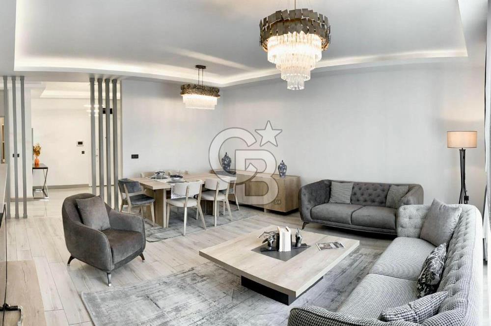 2 BLOKLU SİTEDE 7/24 GÜVENLKLİ ORTA KAT LÜX YAPILI MASRAFSIZ 4+1
