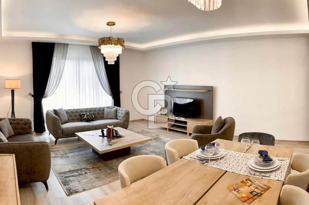 2 BLOKLU SİTEDE 7/24 GÜVENLKLİ ORTA KAT LÜX YAPILI MASRAFSIZ 4+1