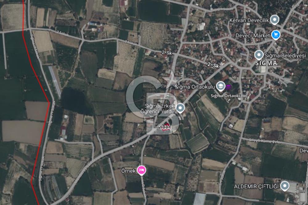 Sarayköy Sığma Mahallesi'nde 513M² Satılık Bahçe 