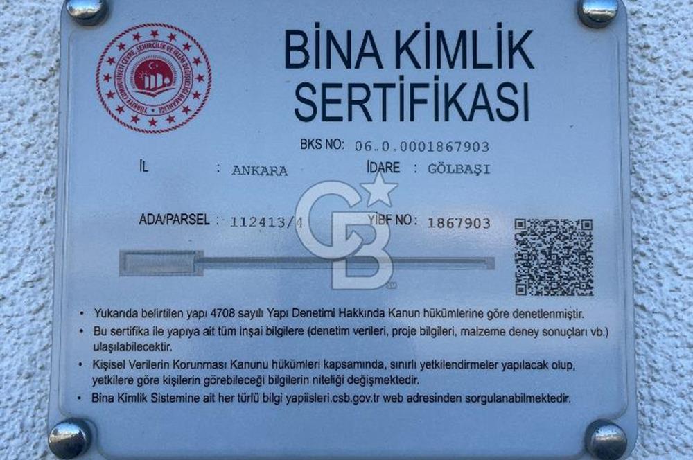 GÖLBAŞI TAŞPINAR'DA 1+1 41 m² NET, SIFIR SATILIK DAİRE