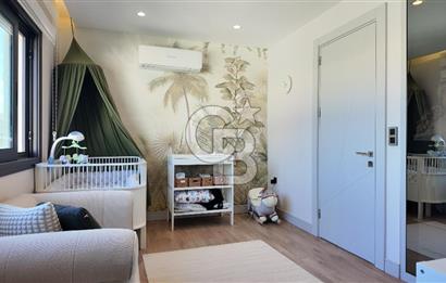 URLA KUŞÇULAR’DA MÜSTAKİL HAVUZLU, AKILLI EV SİSTEMLİ, ŞÖMİNELİ LÜKS VİLLA