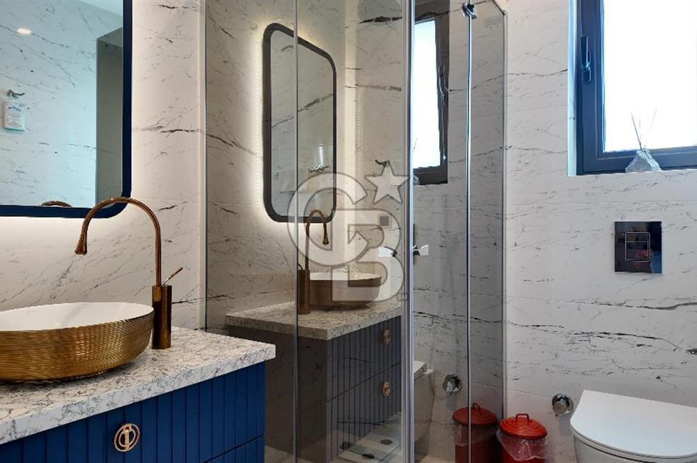 URLA KUŞÇULAR’DA MÜSTAKİL HAVUZLU, AKILLI EV SİSTEMLİ, ŞÖMİNELİ LÜKS VİLLA