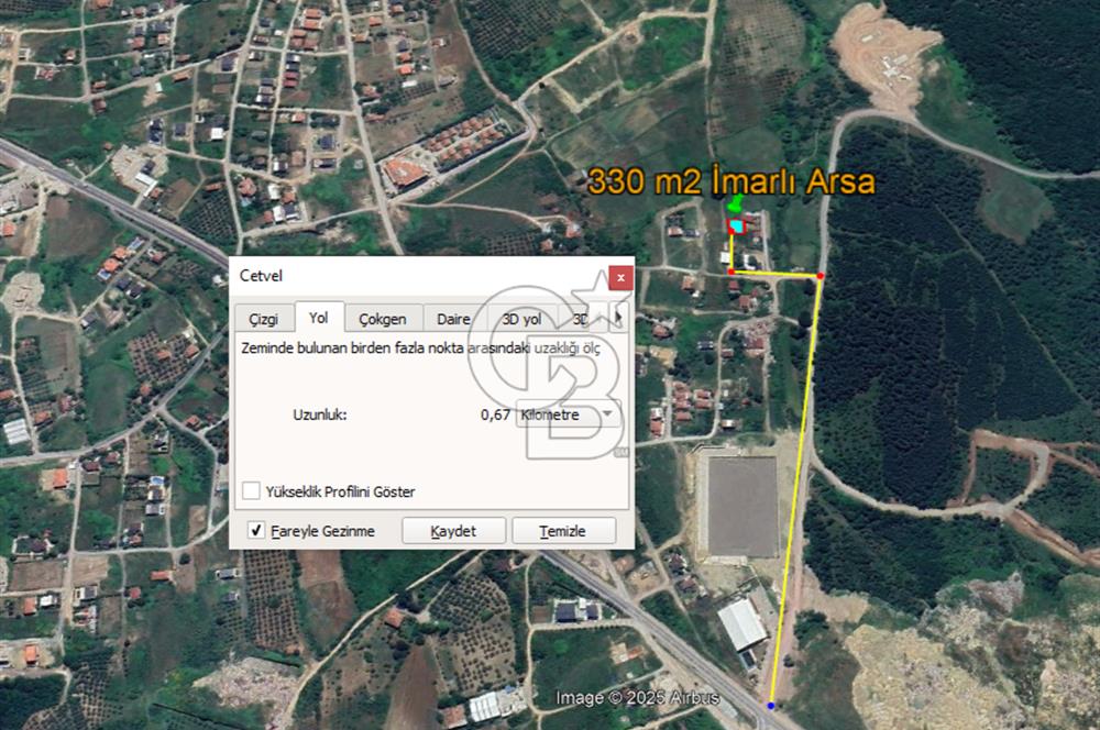 YALOVA ÇINARCIK DOĞA MANZARALI SATILIK KONUT İMARLI ARSA!330 m2!