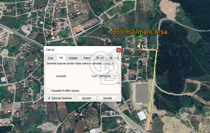 YALOVA ÇINARCIK DOĞA MANZARALI SATILIK KONUT İMARLI ARSA!330 m2!