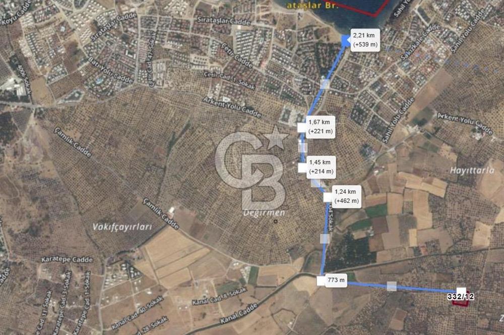 Gömeç karaağaç mahallesi 5600 m2 