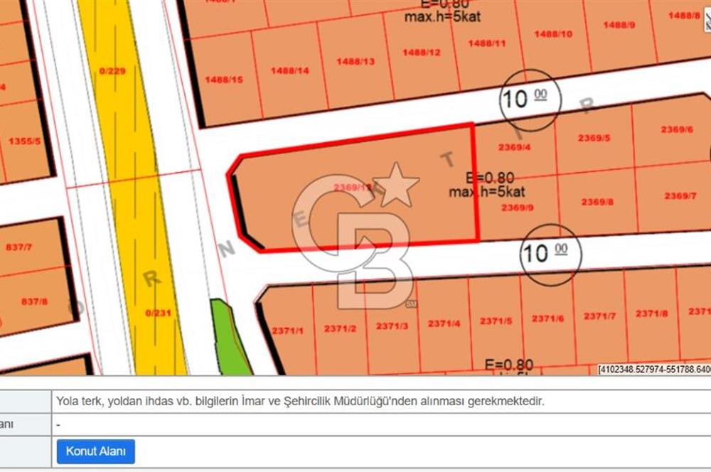 YENİKÖY'DE HARİKA LOKASYONDA 2.300 M2 KAT KARŞILIĞI ARSA