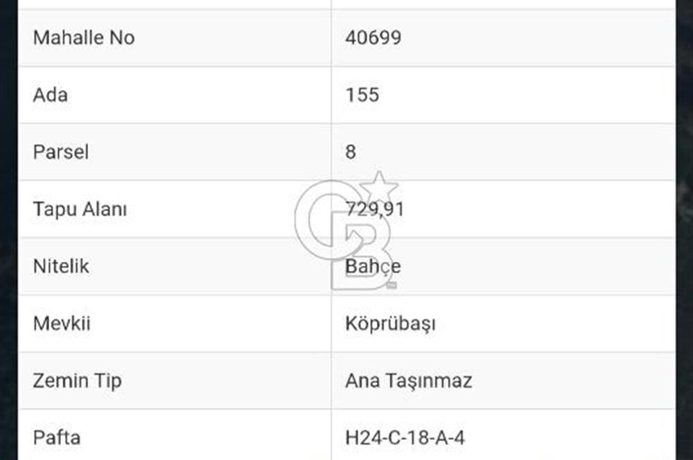 CB CITY'DEN İNHİSAR KOYUNLU KÖYÜNDE SATILIK BAHÇE