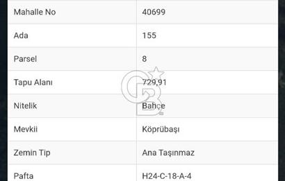 CB CITY'DEN İNHİSAR KOYUNLU KÖYÜNDE SATILIK BAHÇE