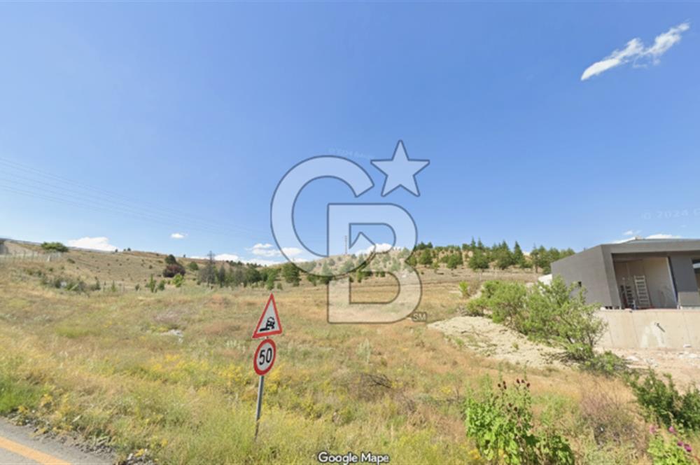 GÖLBAŞI GÜZELYALI PANORAMİK GÖL MANZARASI ORMAN SINIRI ARSA