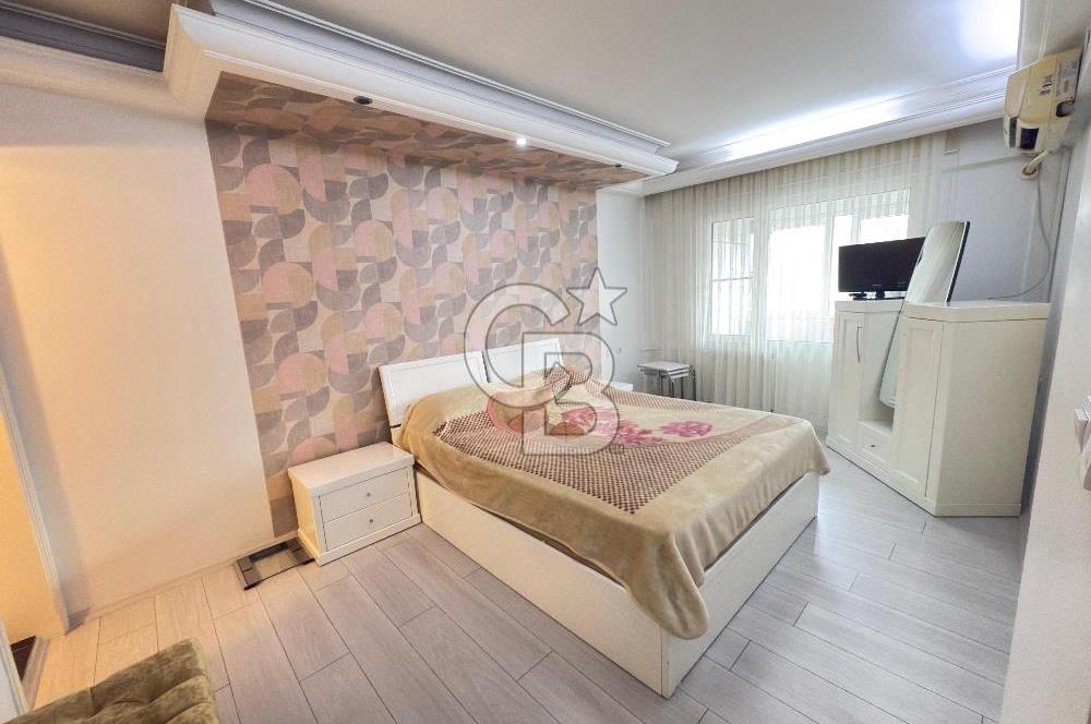 Lise Caddesinde 3+1 185m2 İçi Komple Yenilenmiş Ara Kat Daire