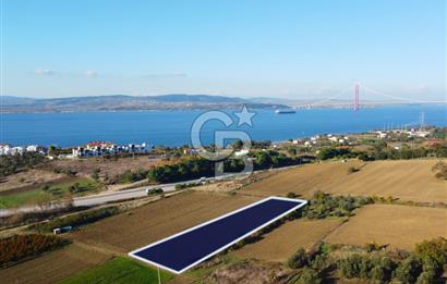 Çanakkale Lapseki Suluca 3.297m² Ana Yola Yakın Manzaralı Tarla