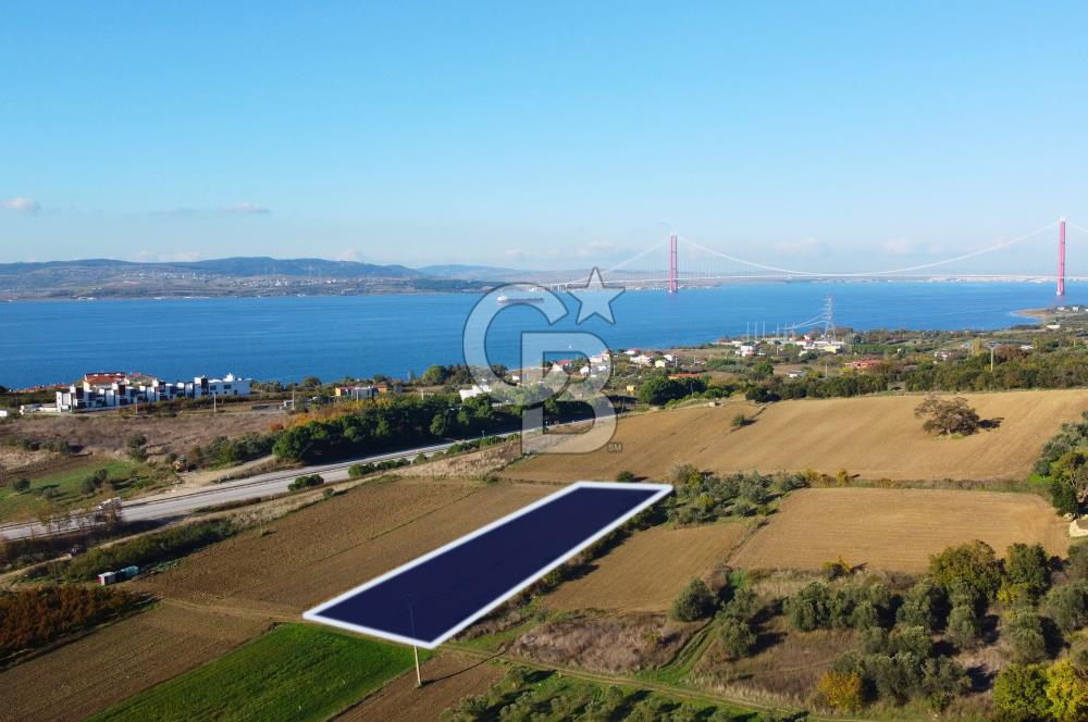 Çanakkale Lapseki Suluca 3.297m² Ana Yola Yakın Manzaralı Tarla