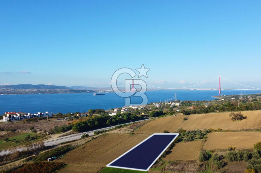 Çanakkale Lapseki Suluca 3.297m² Ana Yola Yakın Manzaralı Tarla
