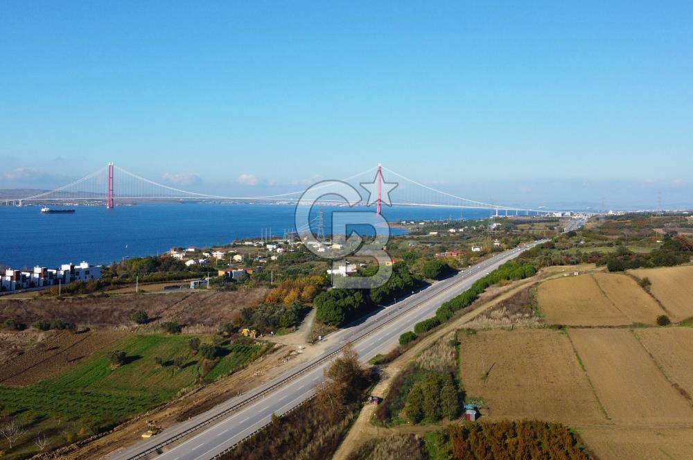 Çanakkale Lapseki Suluca 3.297m² Ana Yola Yakın Manzaralı Tarla