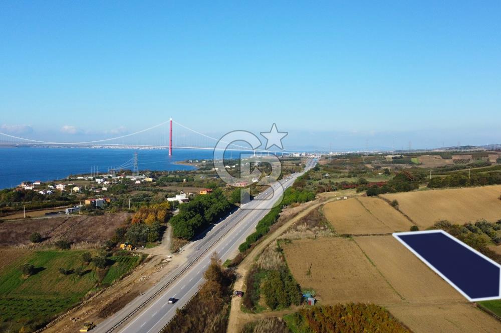 Çanakkale Lapseki Suluca 3.297m² Ana Yola Yakın Manzaralı Tarla