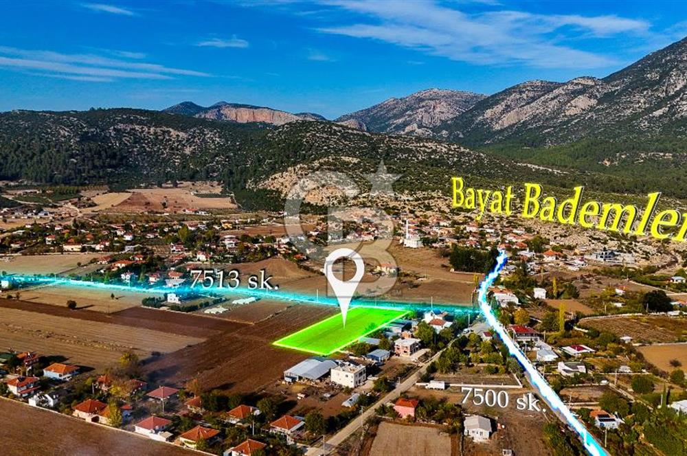 KORKUTELİ BAYAT BADEMLERDE İMAR SINIRINA KOMŞU 5000M2 YATIRIM !