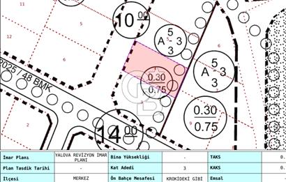 YALOVA FEVZİÇAKMAK 370 M2 MÜSTAKİL VİLLA ARSASI!