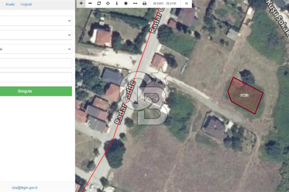 YALOVA MERKEZ FEVZİÇAKMAK 3 KAT İMARLI MANZARALI SATILIK ARSA!