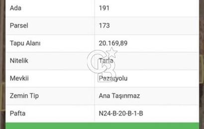 BUCAK KARAPINAR'DA SATILIK TARLA