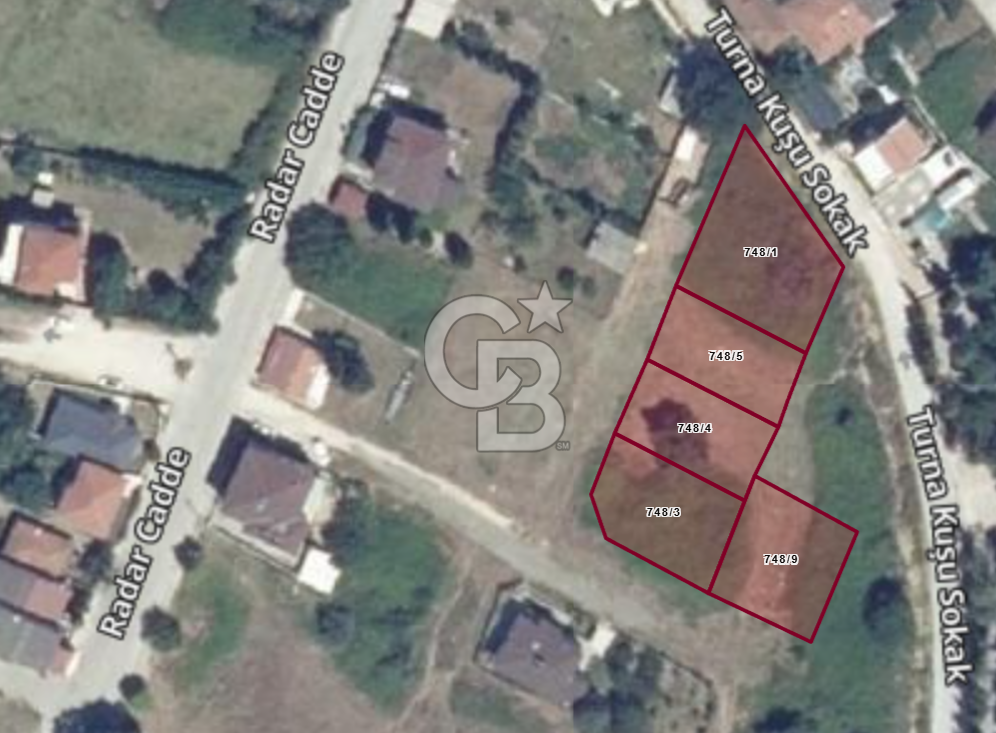 YALOVA MERKEZ FEVZİÇAKMAK TOPLAM 5 PARSEL 2322 M2 ARSA