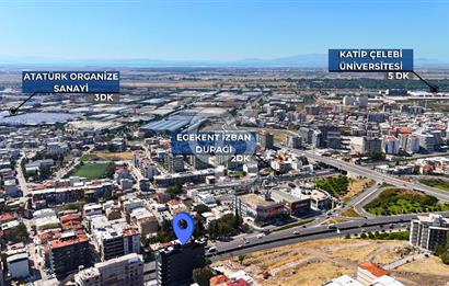 Çiğli Balatçık Black Suits2'de 1+1 Havuz Cepheli Kiralık Daire