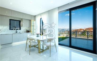 BAŞİSKELE'DE PANORAMİK DENİZ MANZARALI 6+1 LÜKS MÜSTAKİL VİLLA