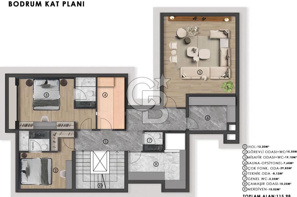 GÖLBAŞI KARŞIYAKA MCHAN LEGEND PROJESİNDE MÜSTAKİL HAVUZLU VİLLA