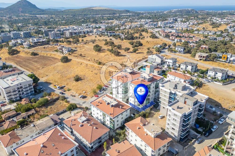 GÜZELBAHÇE YELKİDE SATILIK SİTE İÇERİSİNDE BAHÇELİ 3+1 DAİRE